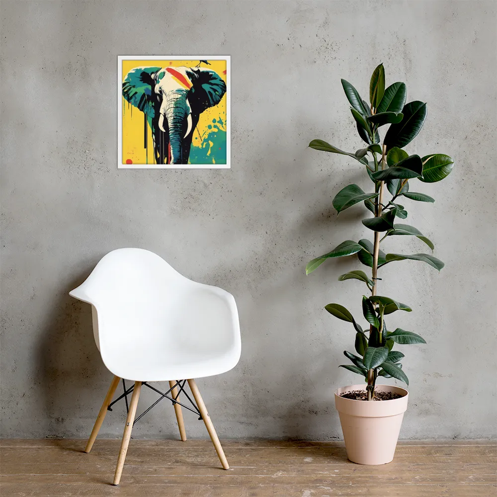 Elegance of the Wild: A Colorful Harmony