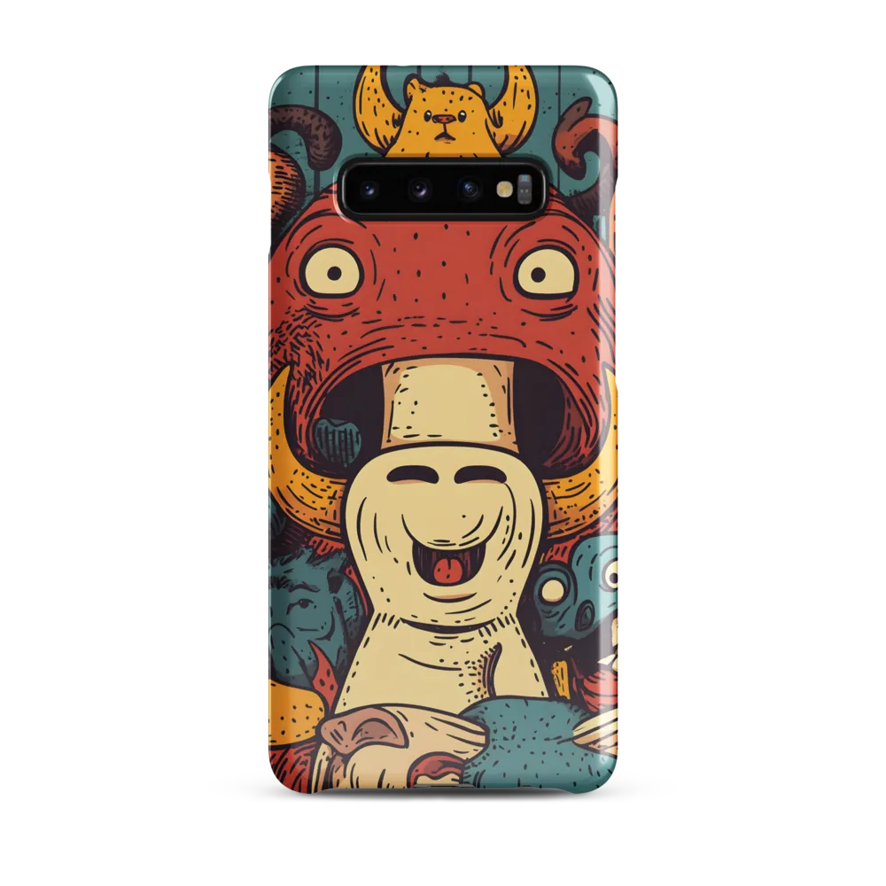 Whimsical Gathering of Creatures | Phone Case |  S10 Plus | Snap Case | Glossy