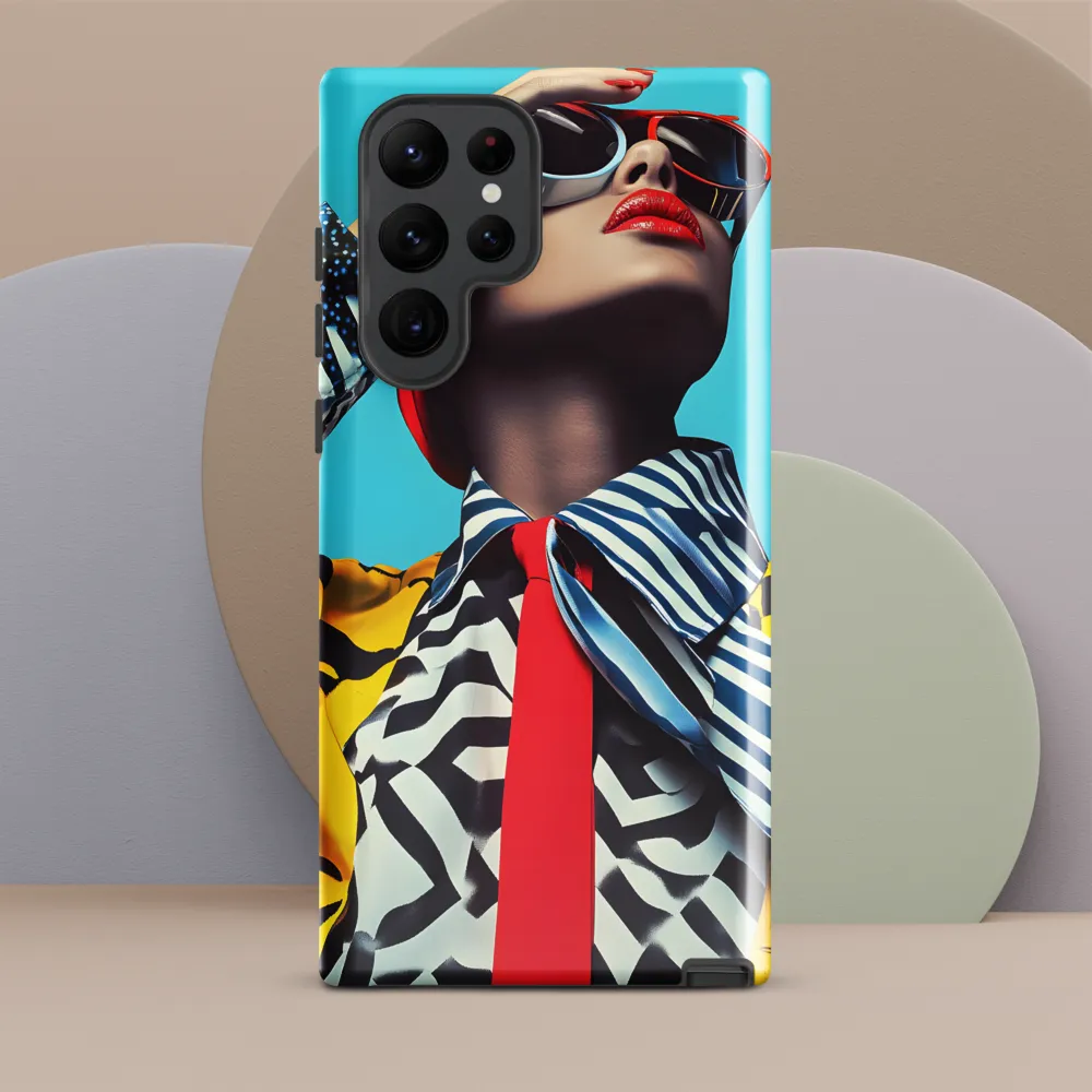 Chic Confidence in Bold Patterns