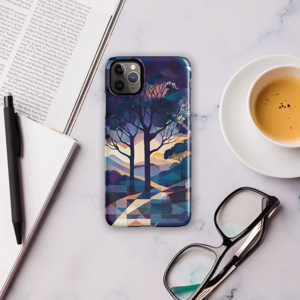 Tranquil Geometry: A Journey Through Color | Phone Case |  11 Pro Max | Snap Case | Glossy