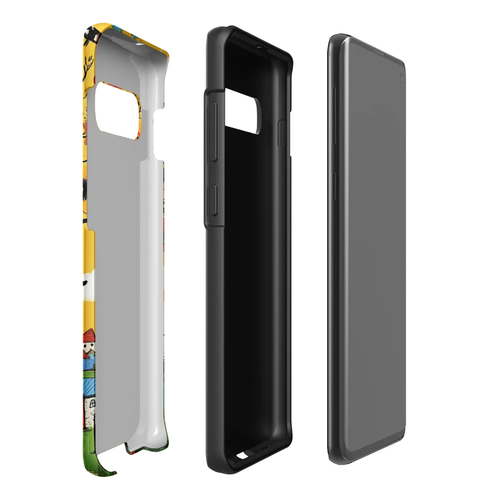 Whimsical Blooms of Life | Phone Case |  S10 Plus | Tough Case | Matte