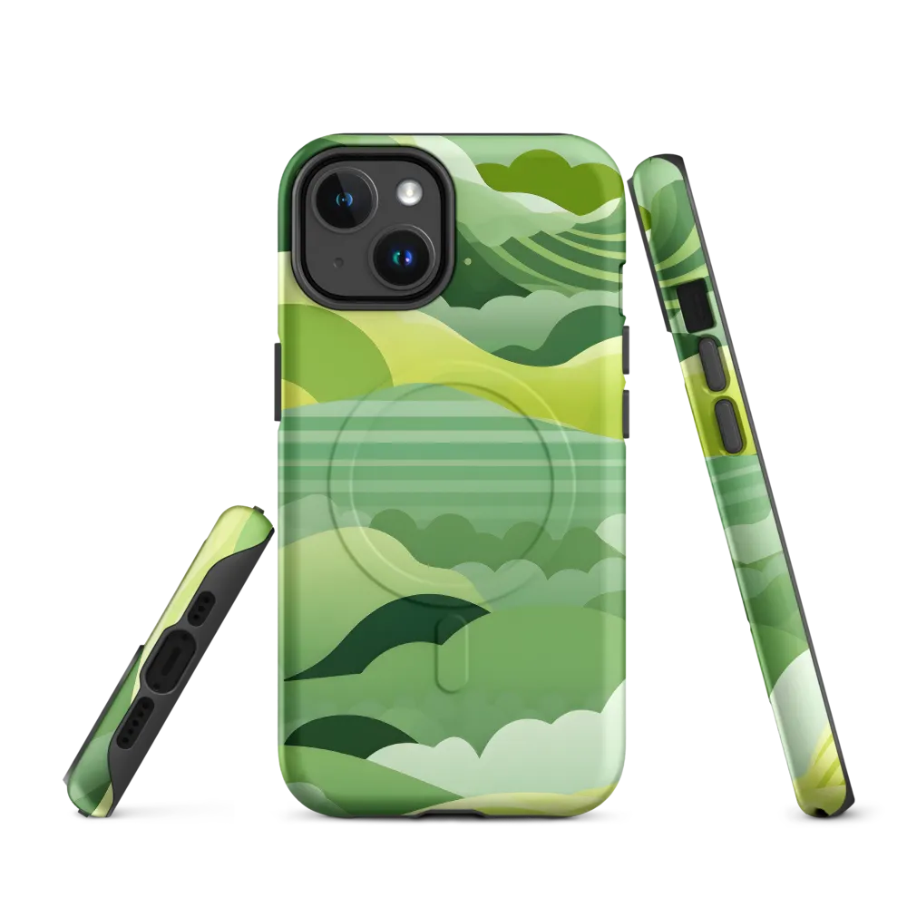 Tranquility in Green Waves