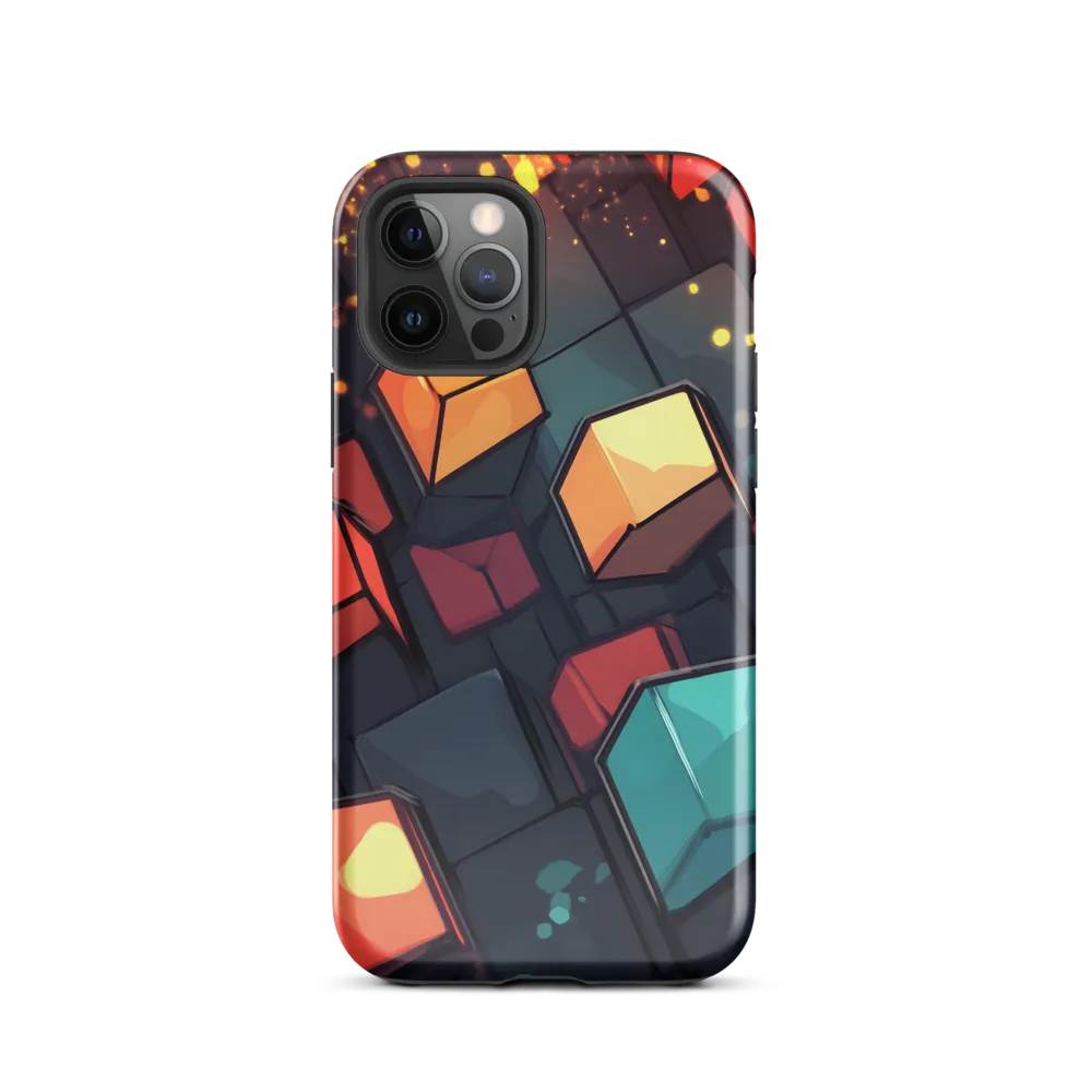 Illuminated Geometry | Phone Case |  12 Pro | Tough Case | Glossy