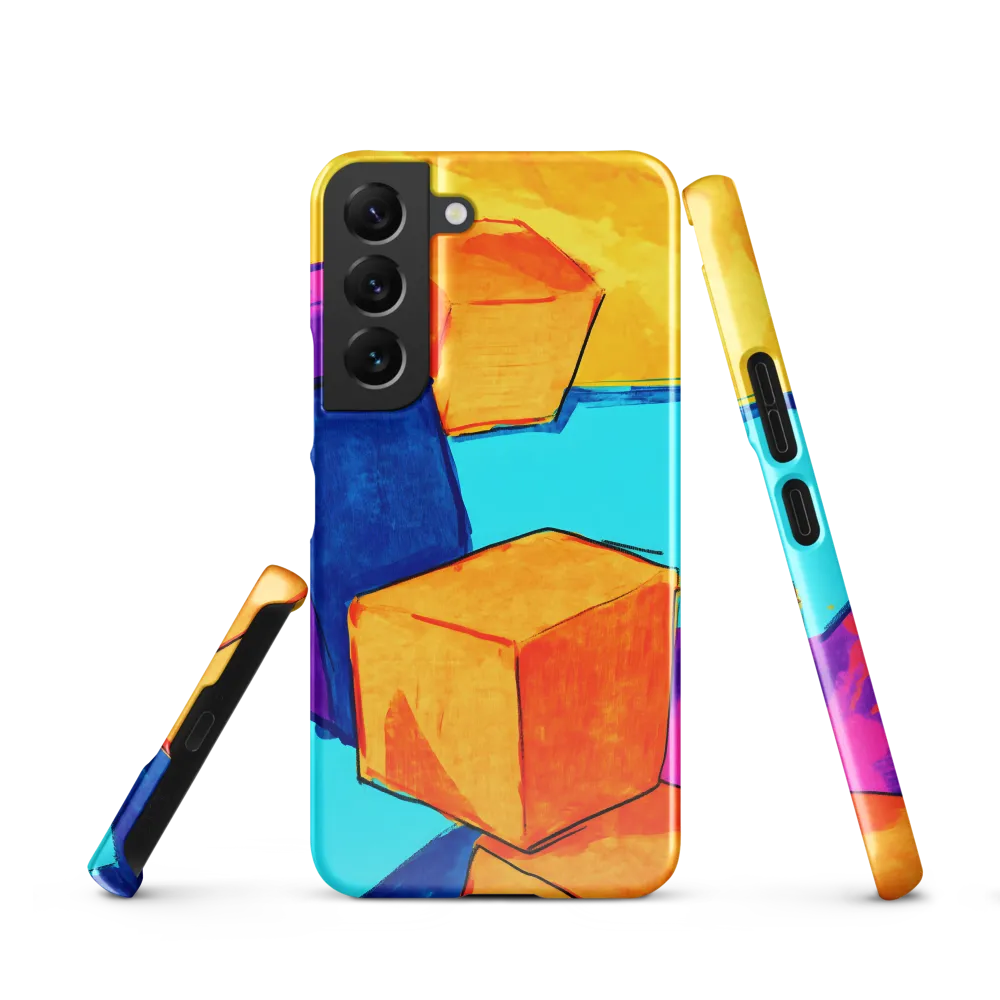 Playful Cubes in Vibrant Harmony