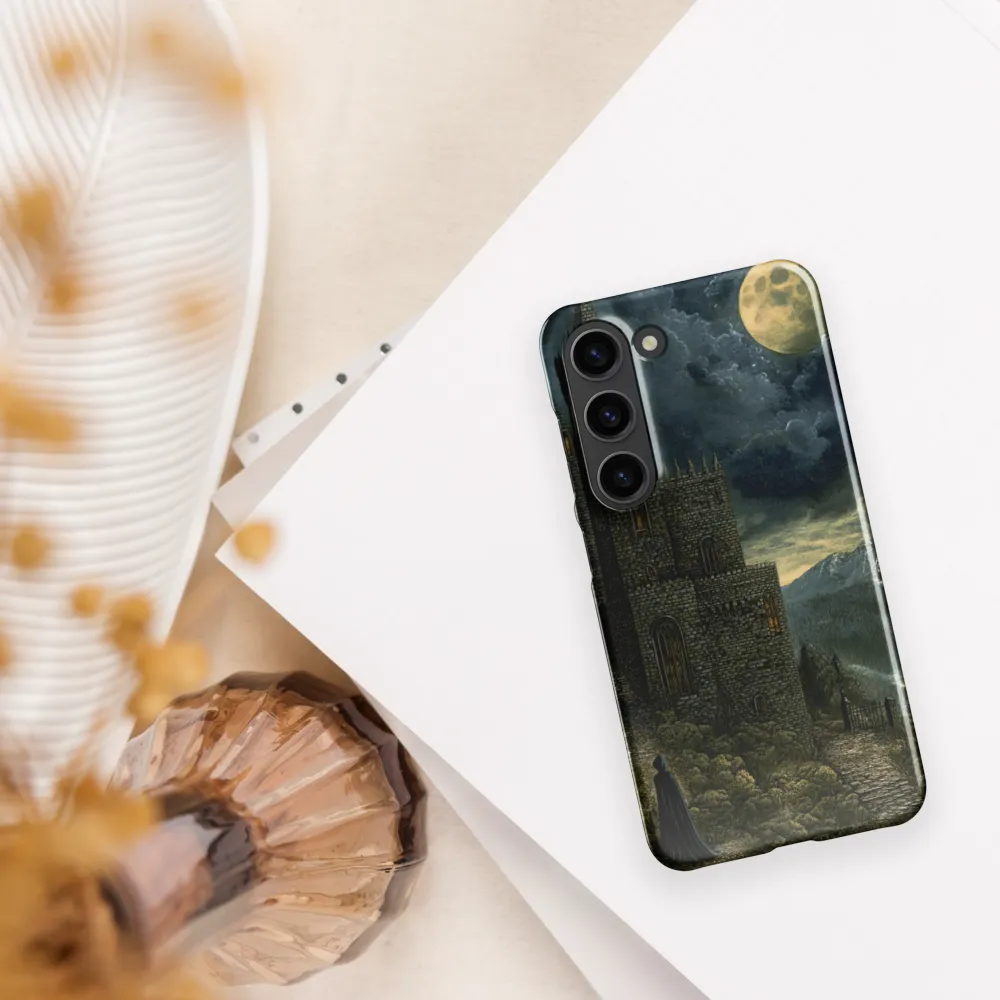 Whispers of the Moonlit Castle | Phone Case |  S23 | Snap Case | Glossy