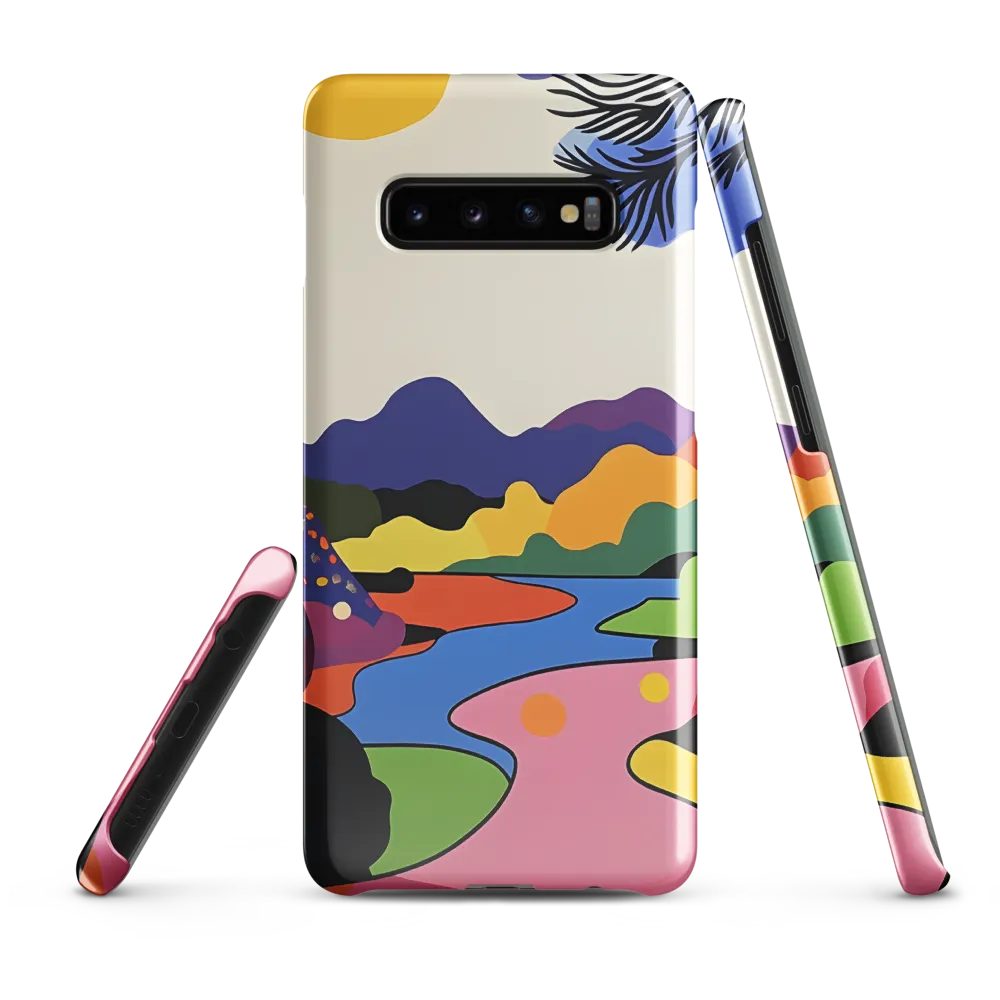 Whimsical Landscape in Color | Phone Case |  S10 Plus | Snap Case | Glossy