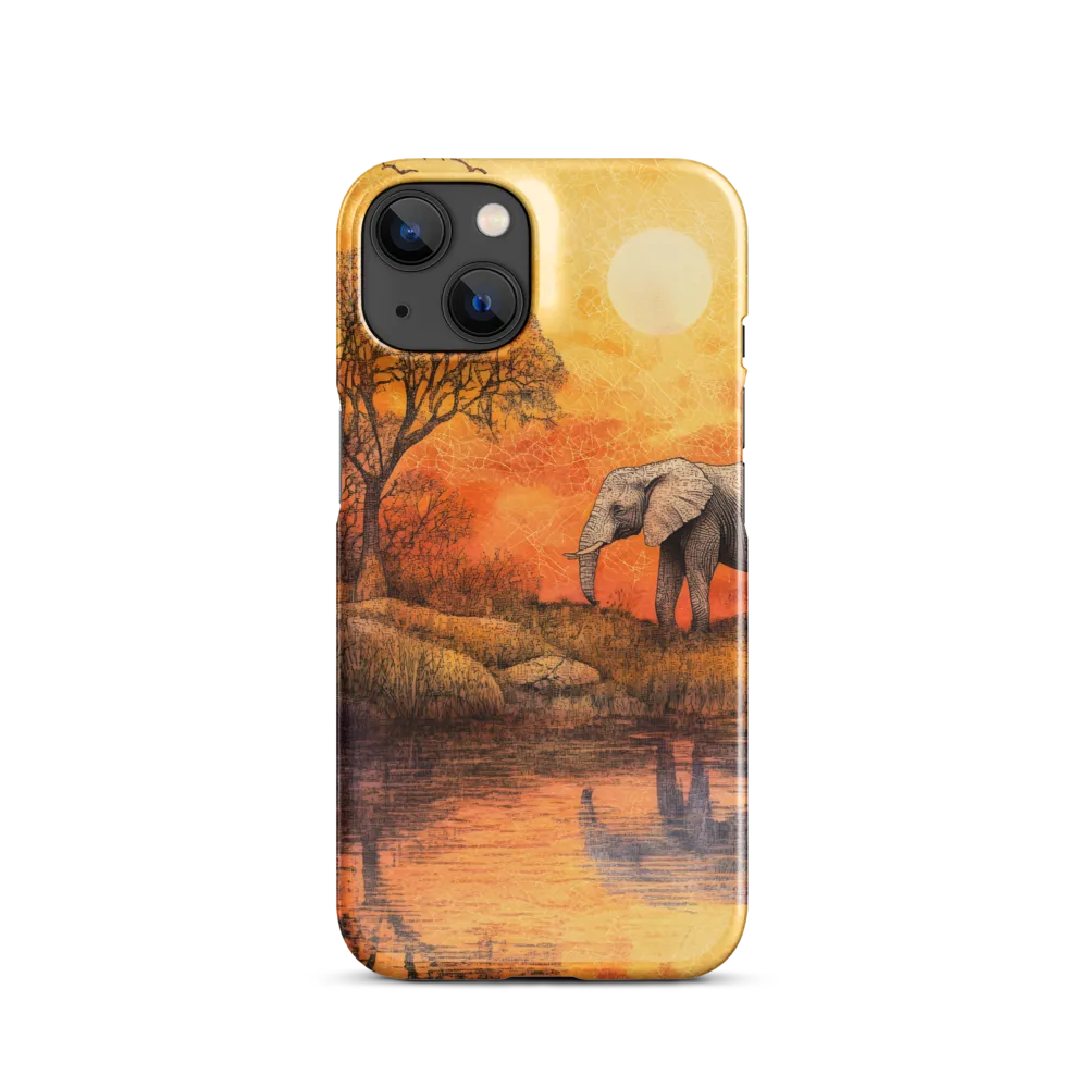 Elephant's Serenity at Dusk