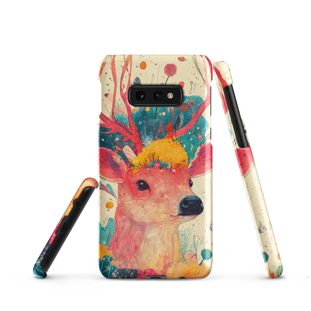 Whimsical Harmony: A Deer in Bloom