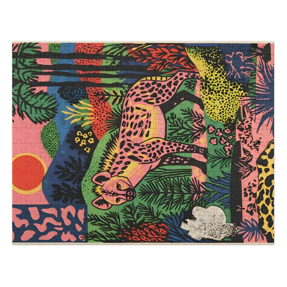 Tropical Hyena 
 Jigsaw Puzzle in Tin Box