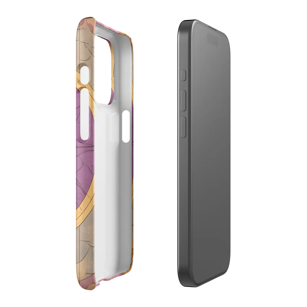 Serenity in Floral Geometry | Phone Case |  15 Pro | Snap Case | Matte