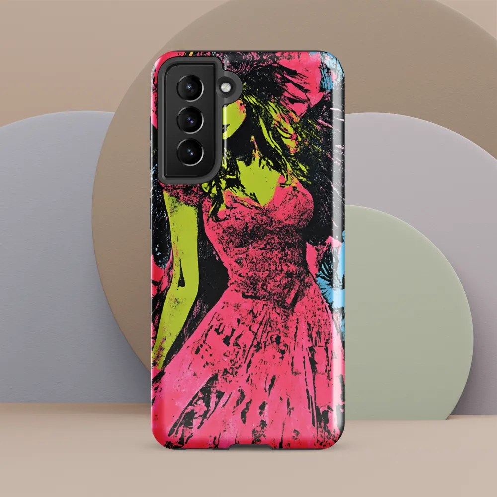 Mystical Angel in Neon Dreams