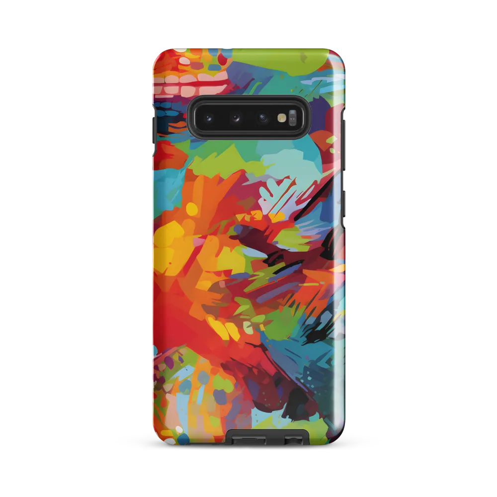 Colorful Lizard: An Abstract Adventure | Phone Case |  S10 Plus | Tough Case | Glossy