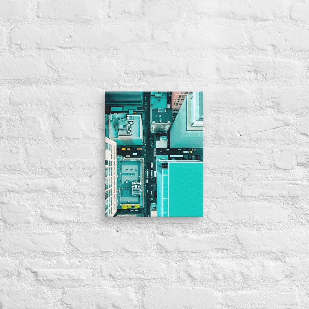 Urban Geometry: Aerial Perspective | Canvas | 11″×14″