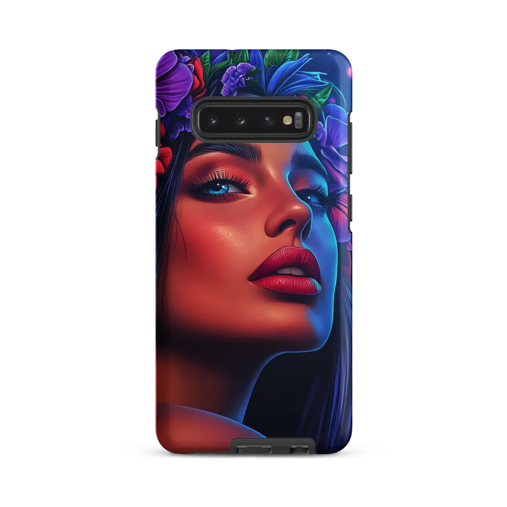 Radiance of the Floral Queen | Phone Case |  S10 Plus | Tough Case | Matte