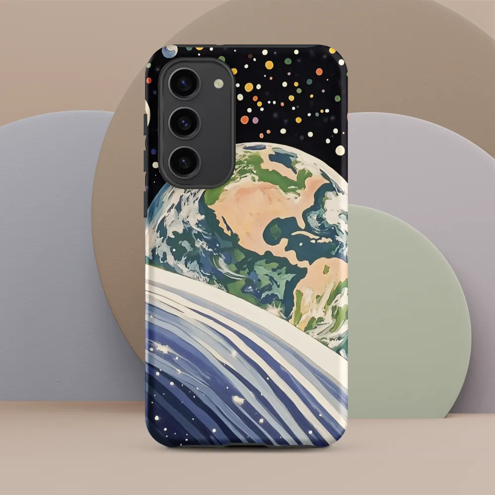 Celestial View: A Surreal Journey Through Space