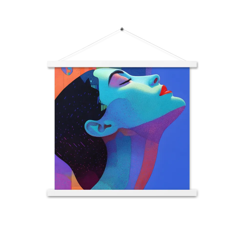 Ethereal Reverie | Poster With White Wood Hanger | 18″×18″