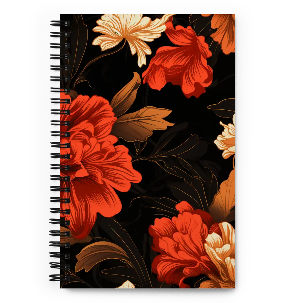 Elegance in Bloom | Spiral Notebook