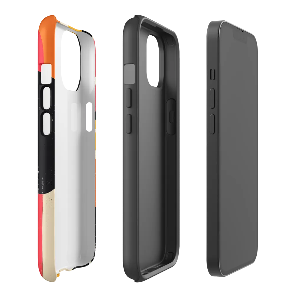 Colorful Curves: Numbers in Harmony | Phone Case |  14 | Tough Case | Matte
