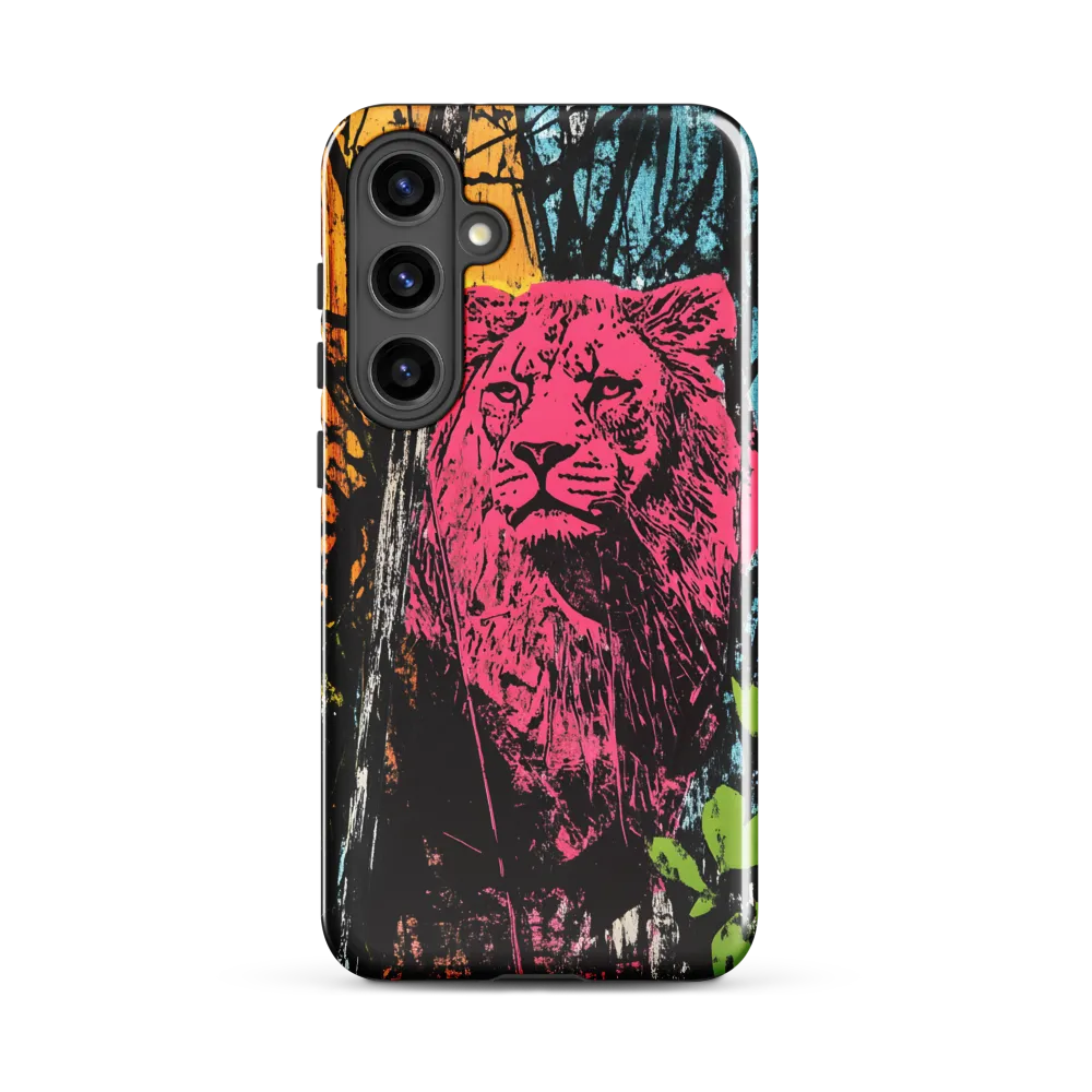 Fierce Vibrance: The Pink Lion