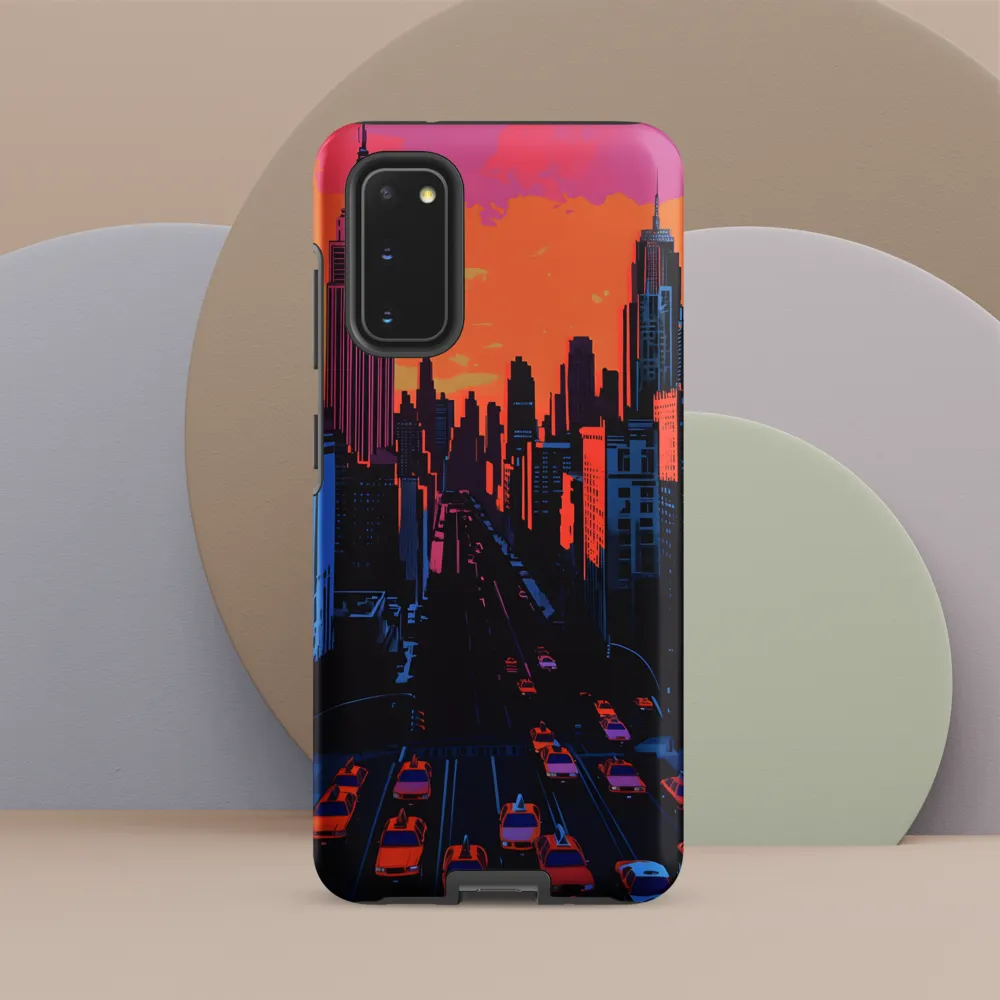 Sunset Over Skyscrapers