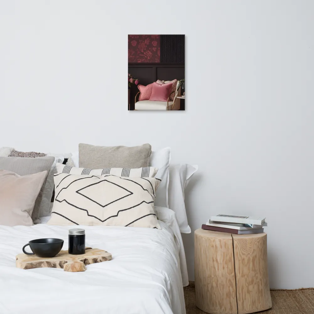 Elegance in Contrast: A Modern Interior Design | Canvas | 18″×24″