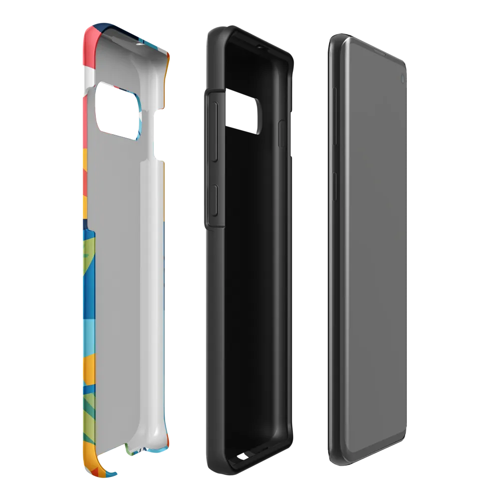 Vibrant Geometric Visage