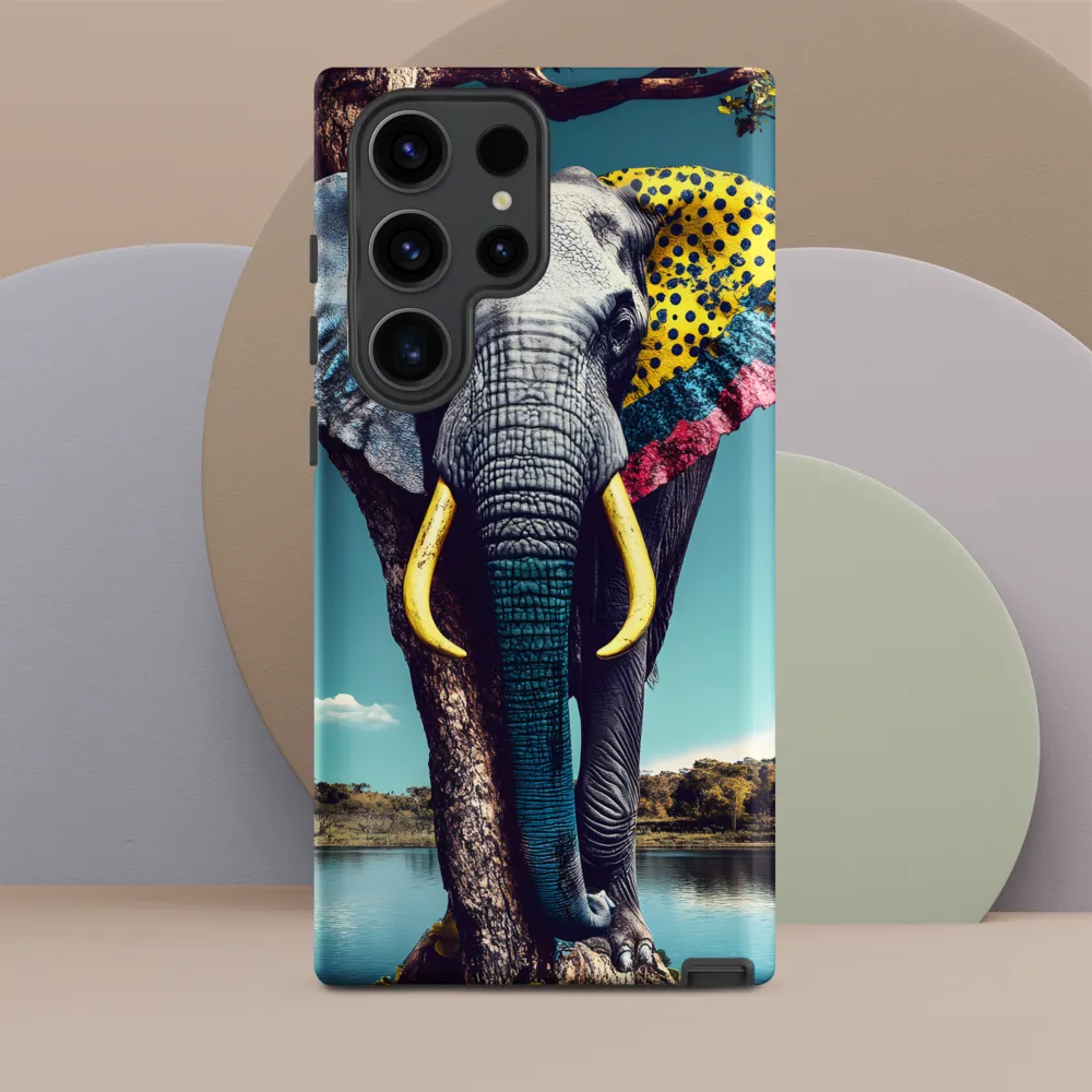 Playful Elegance: The Surreal Elephant