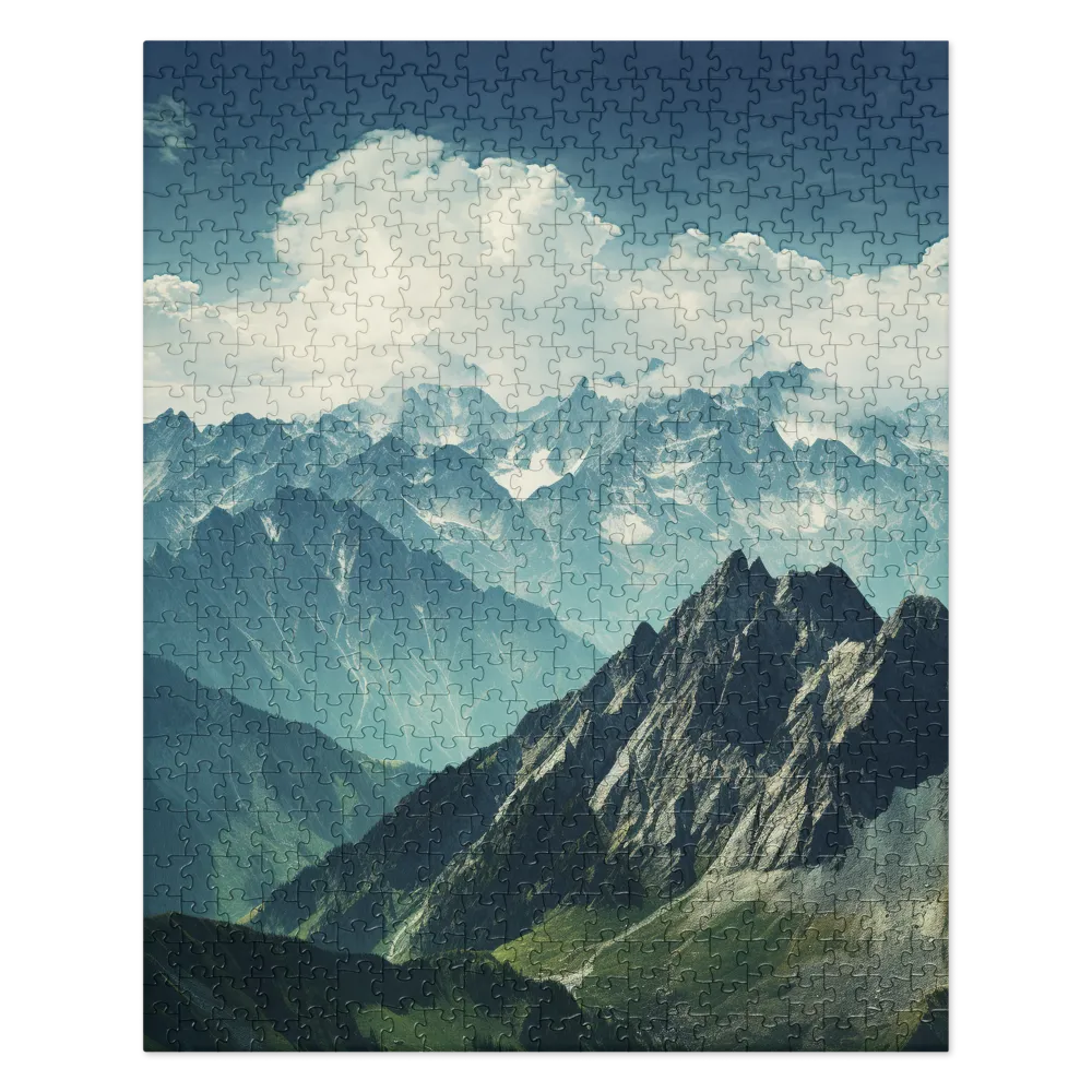 Majestic Mountain Range | Jigsaw Puzzle | 520 pieces