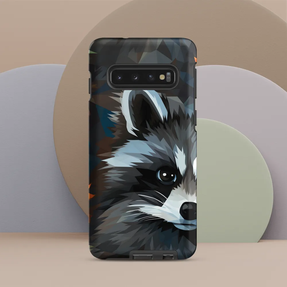 Whispers of Autumn: The Raccoon's Gaze