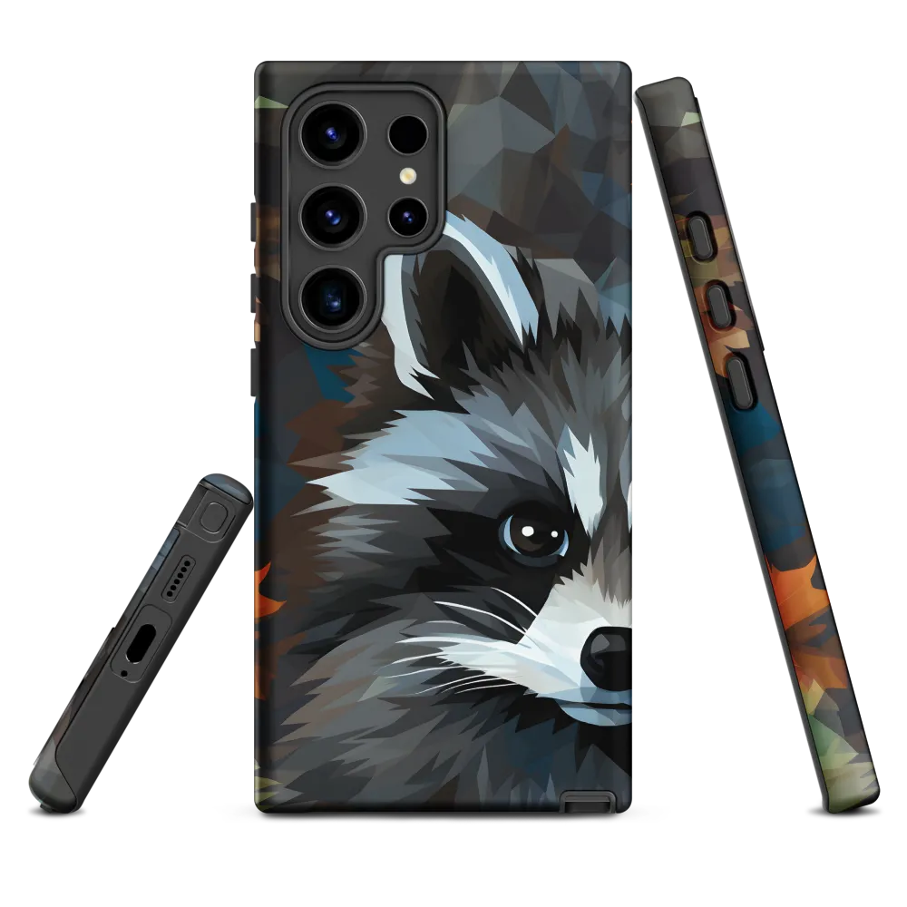 Whispers of Autumn: The Raccoon's Gaze