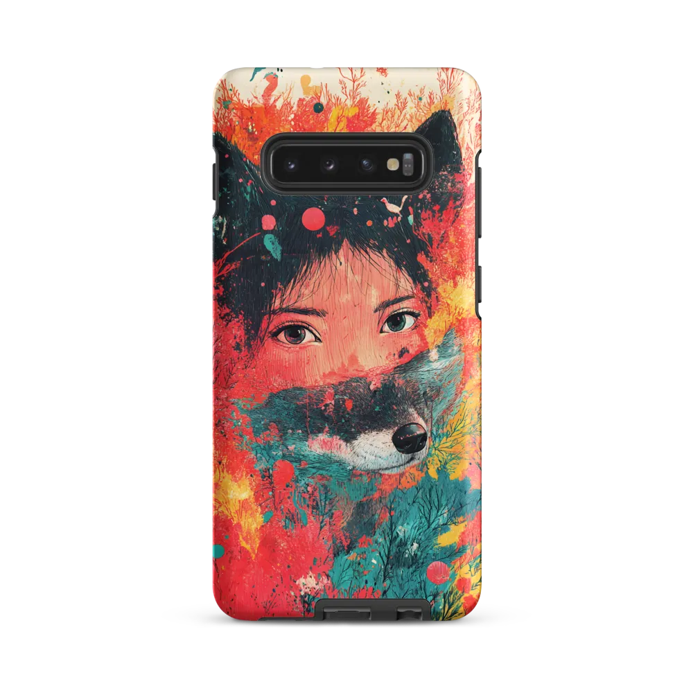 Harmony of Spirit: Girl and Wolf