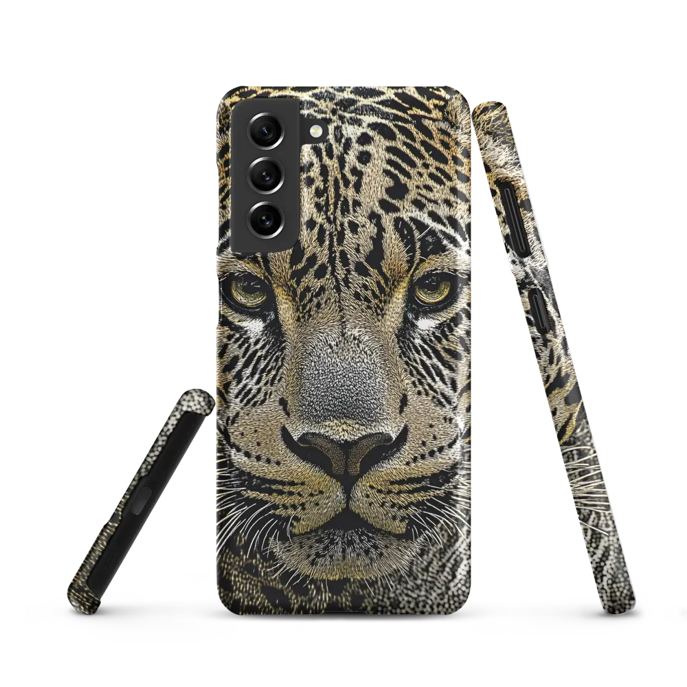 The Majestic Gaze: Portrait of a Leopard