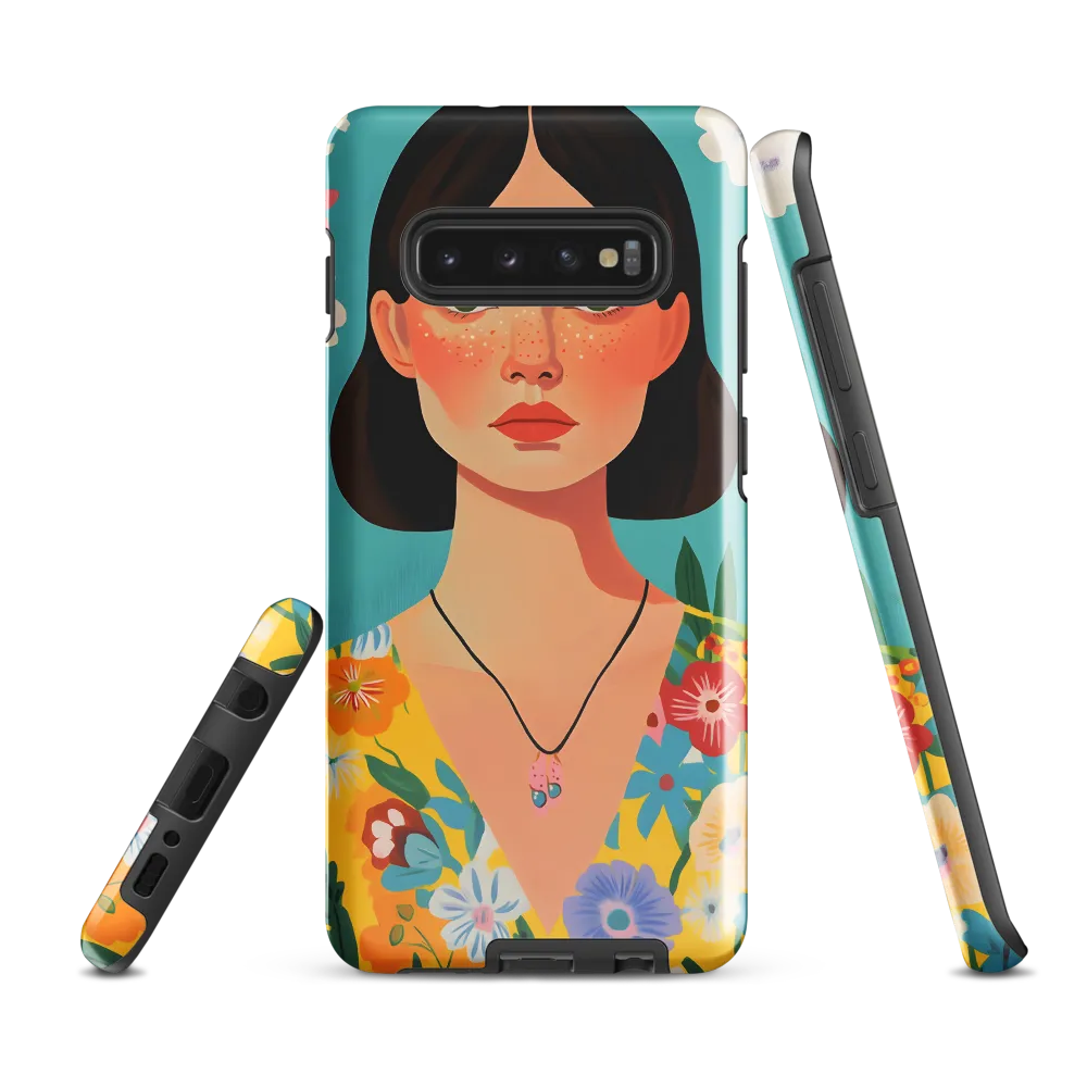 Embracing Nature: A Portrait of Serenity | Phone Case |  S10 Plus | Tough Case | Glossy