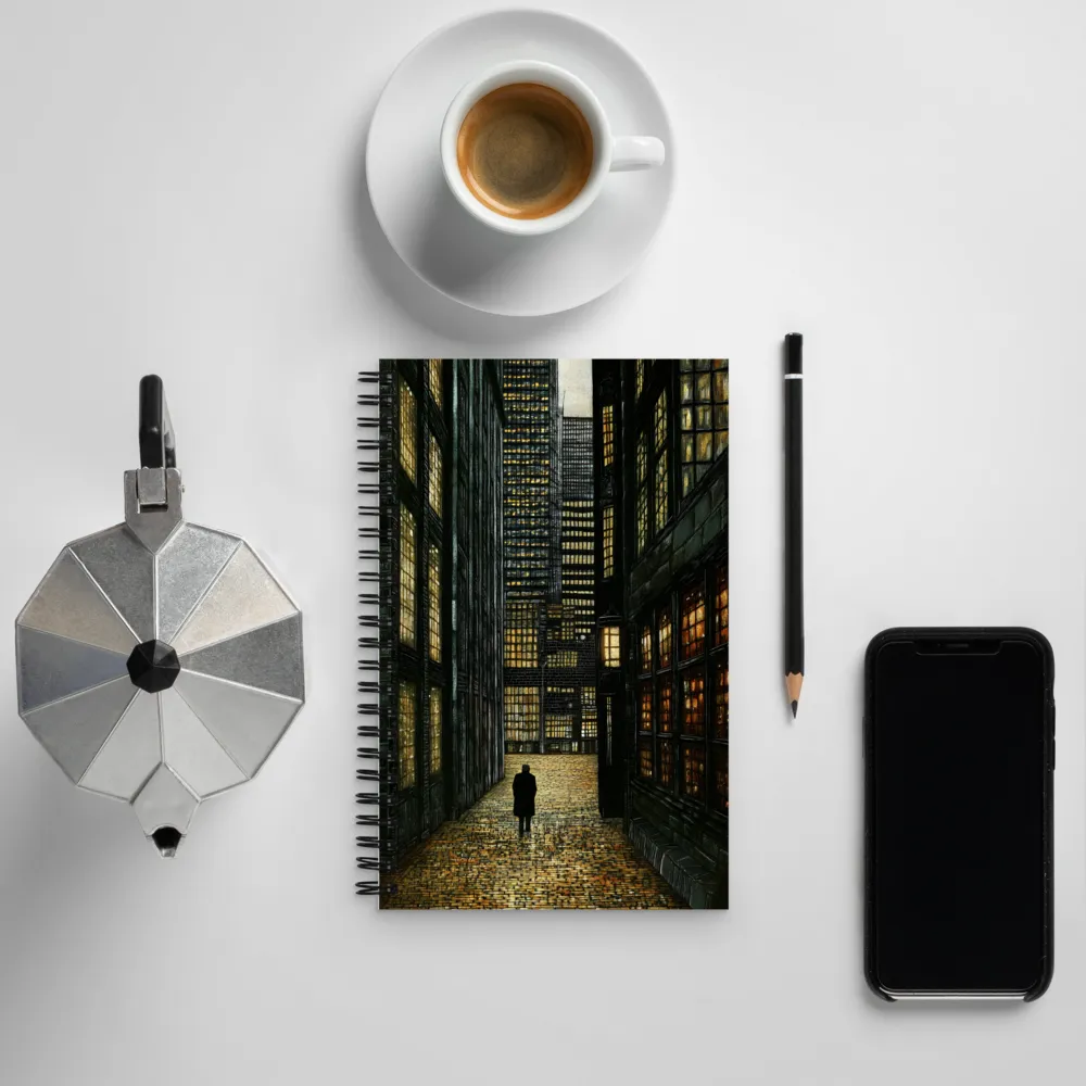 Echoes of the Urban Abyss | Spiral Notebook