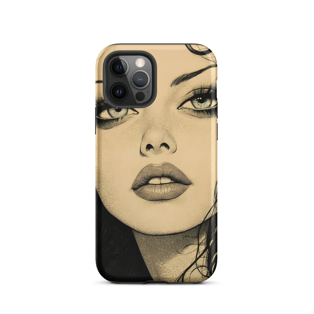 Enigmatic Gaze | Phone Case |  12 Pro | Tough Case | Matte
