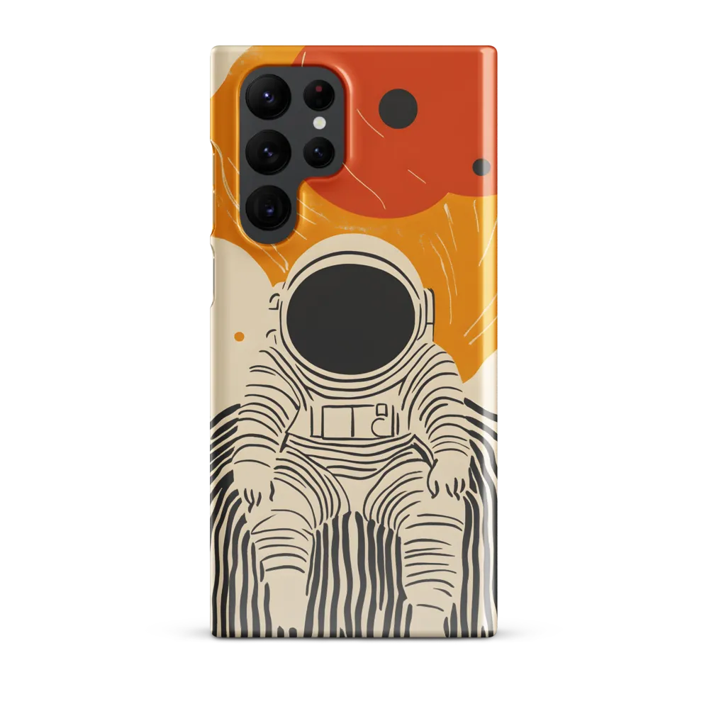 Astronaut in Cosmic Thoughts | Phone Case |  S22 Ultra | Snap Case | Glossy
