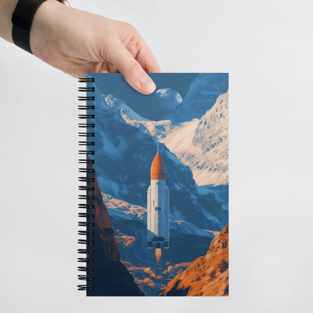 Journey Beyond the Mountains | Spiral Notebook