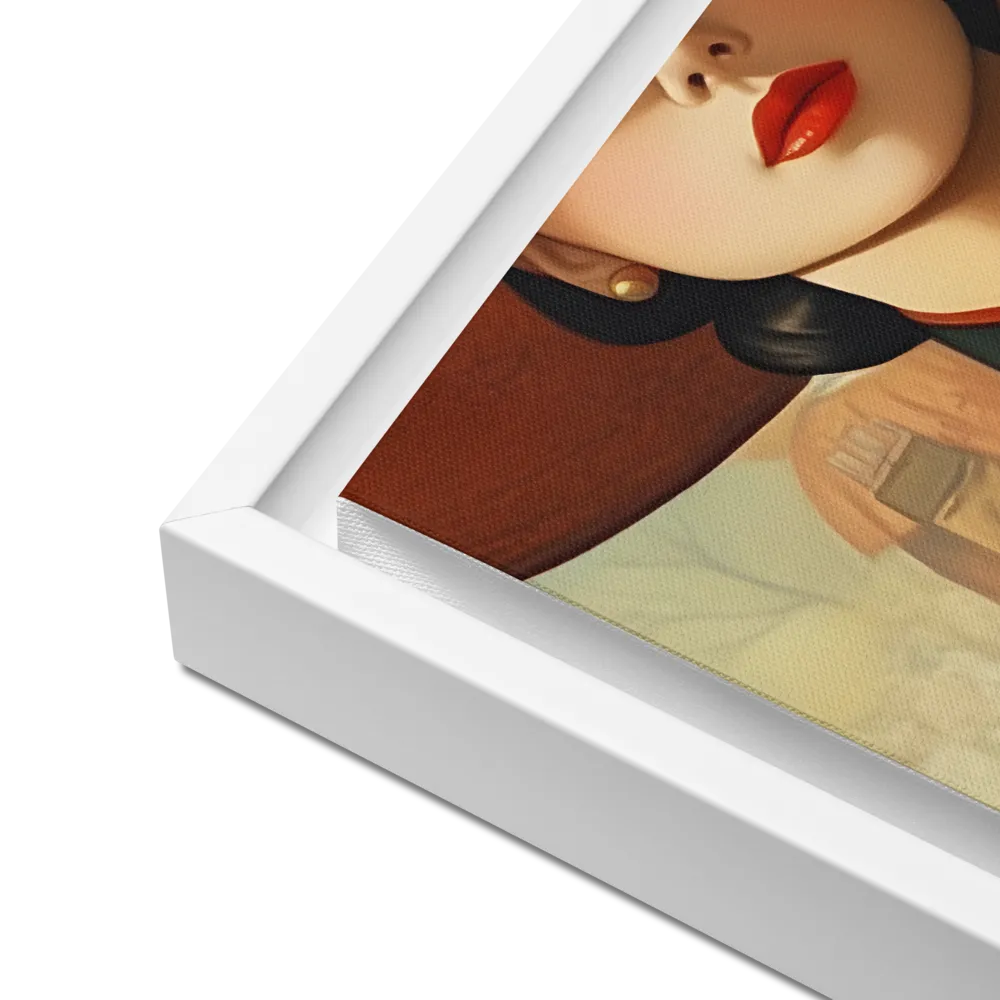 Elegance in Tranquility | Canvas with White Frame | 12″×16″