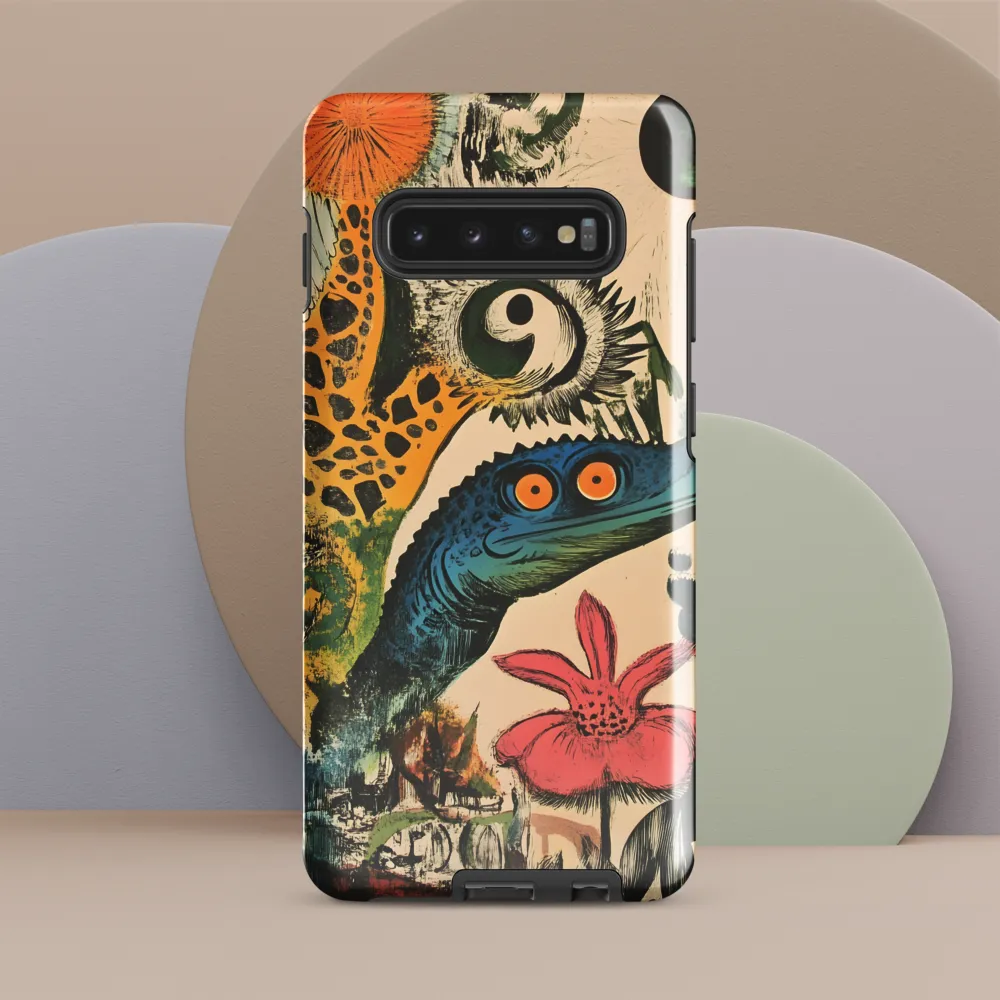 Whimsical Creature Encounter | Phone Case |  S10 Plus | Tough Case | Glossy