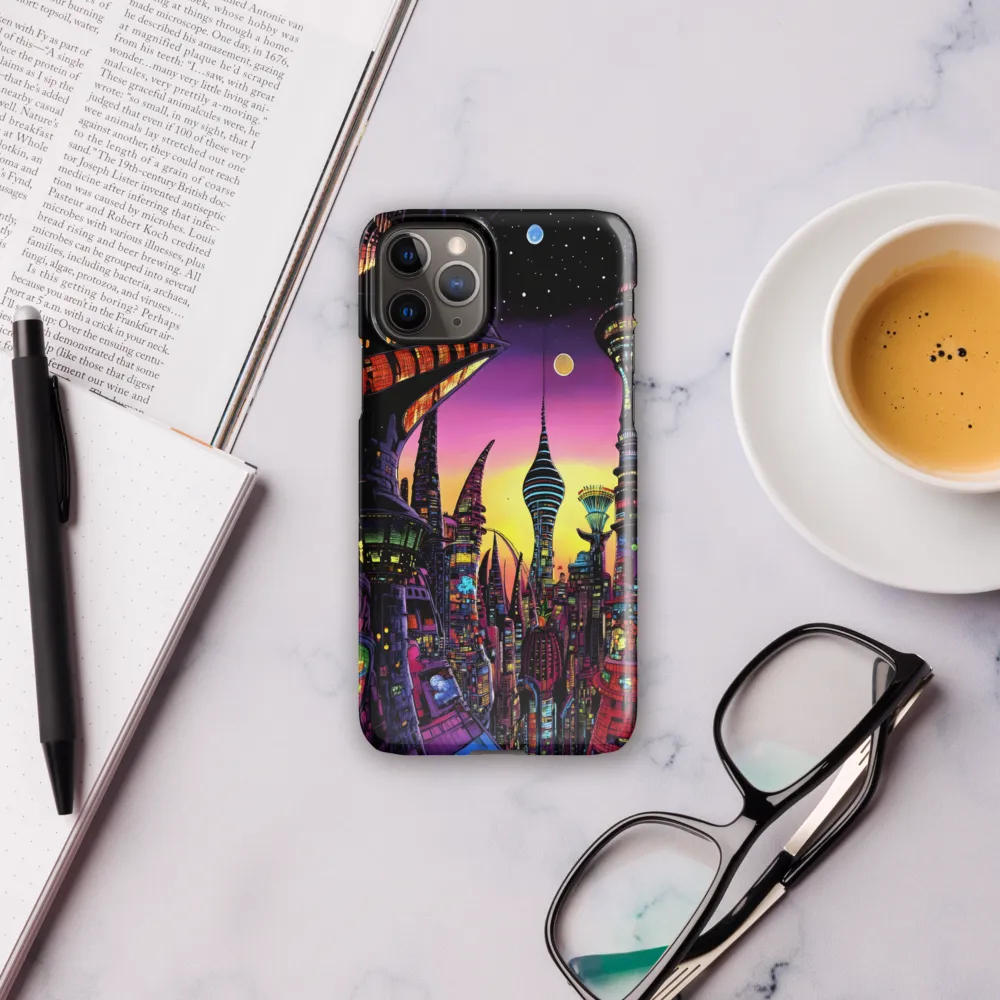 Futuristic Cityscape at Dusk