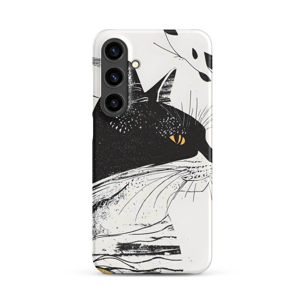 Whiskered Elegance: A Minimalist Cat Profile