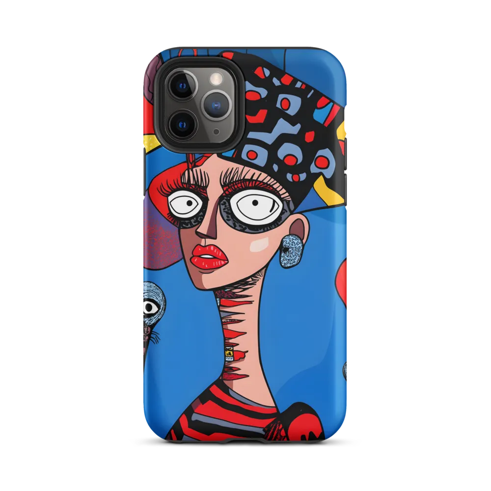 Patterned Headdress — Elongated Portrait
