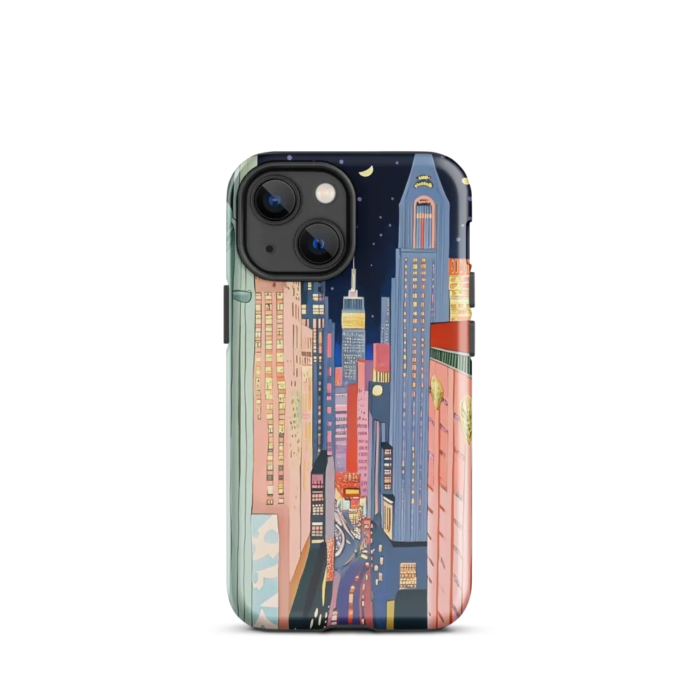 Urban Dreamscape: A Pop Art Night | Phone Case |  13 mini | Tough Case | Glossy