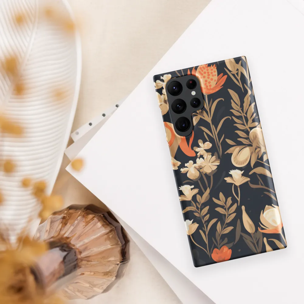 Floral Harmony: A Dance in the Dark