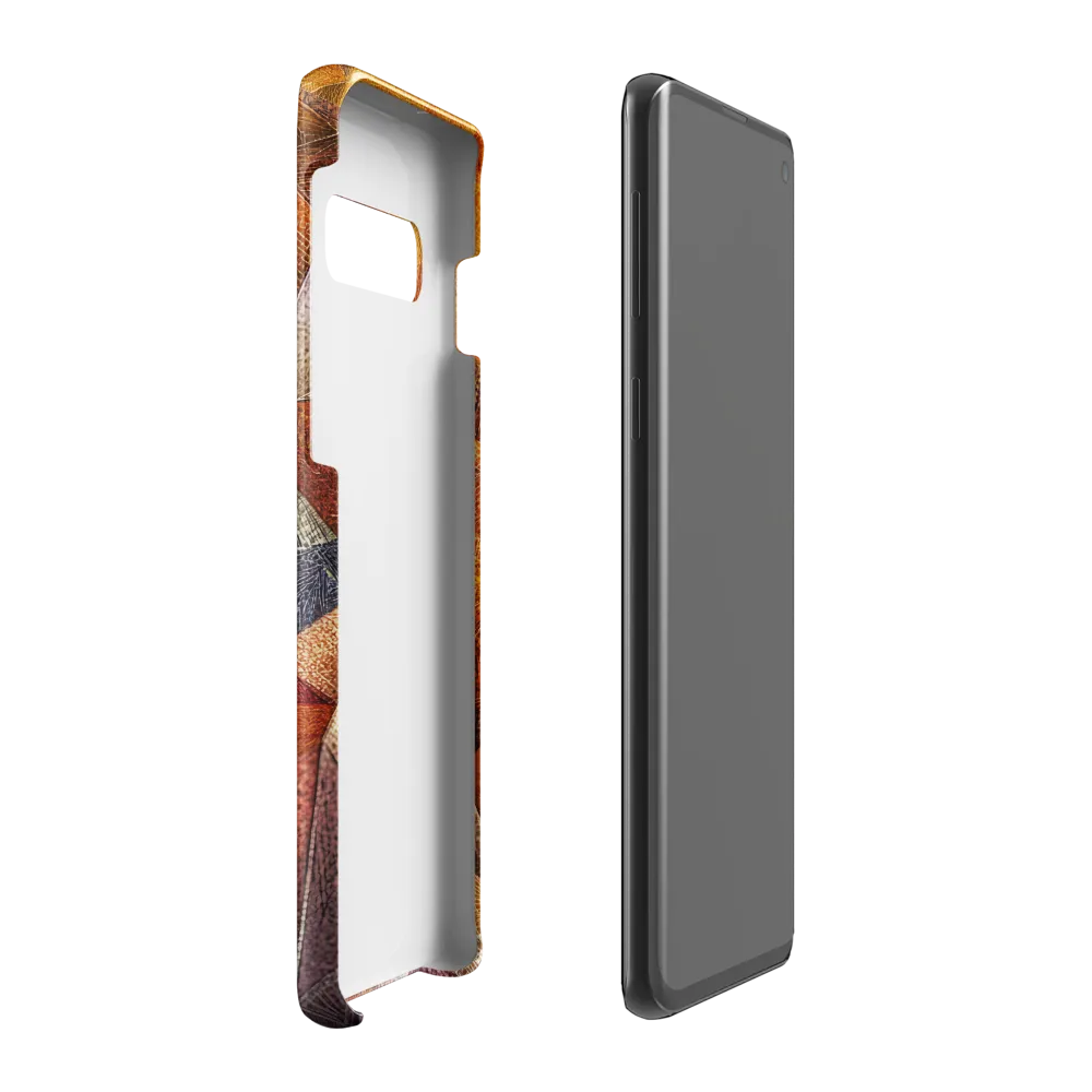 Geometric Warmth | Phone Case |  S10 Plus | Snap Case | Glossy