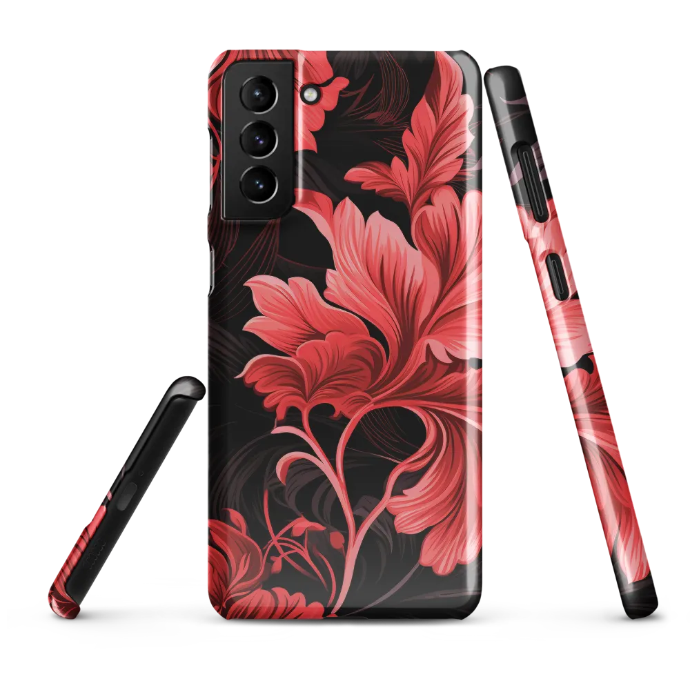Tropical Elegance in Red