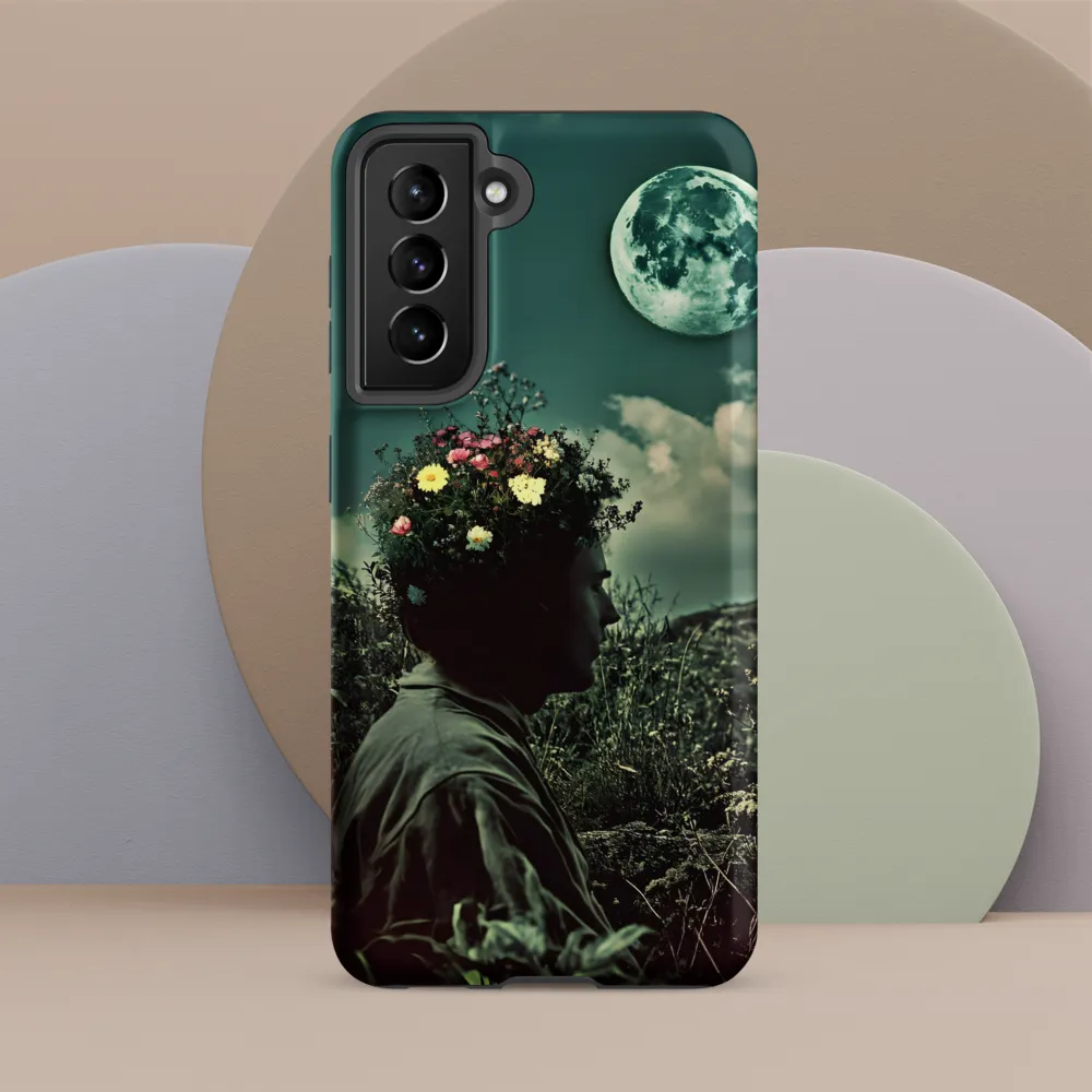 Moonlit Blossom | Phone Case |  S21 FE | Tough Case | Matte
