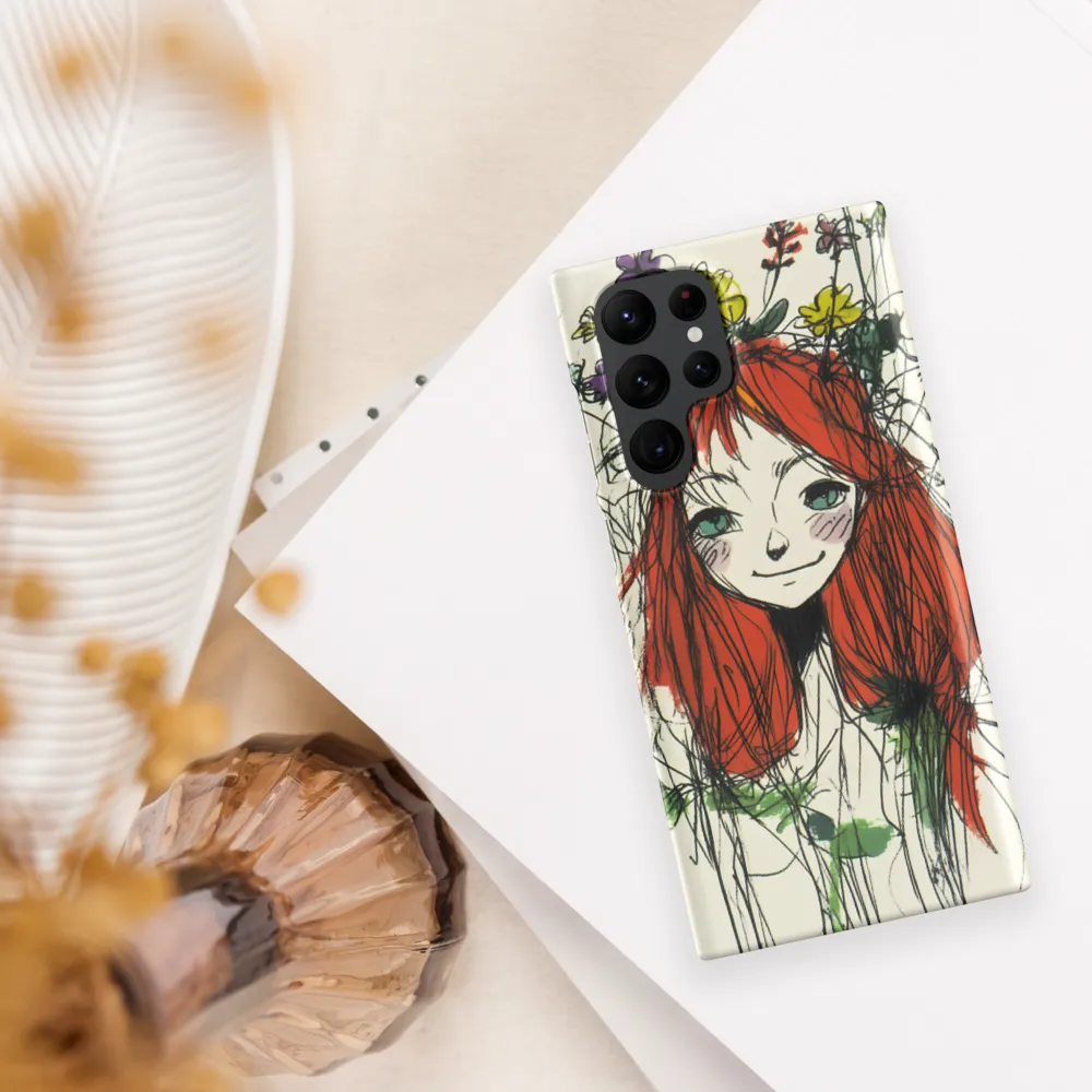 Whimsical Floral Portrait