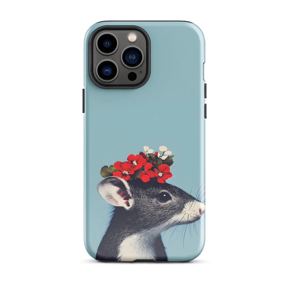 Whimsical Flora: A Mouse's Floral Crown