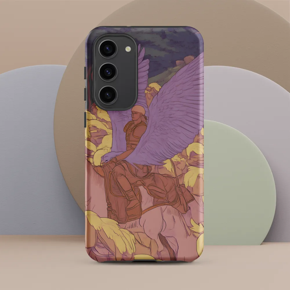 The Winged Guardian | Phone Case |  S23 Plus | Tough Case | Matte